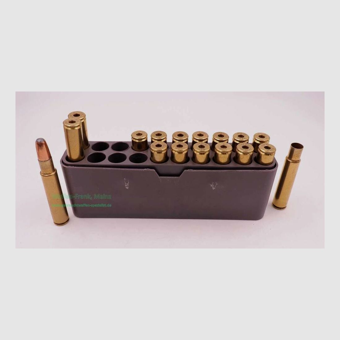 Bell, USA Langwaffenhülsen, gebraucht .416 Rigby Nitro Express