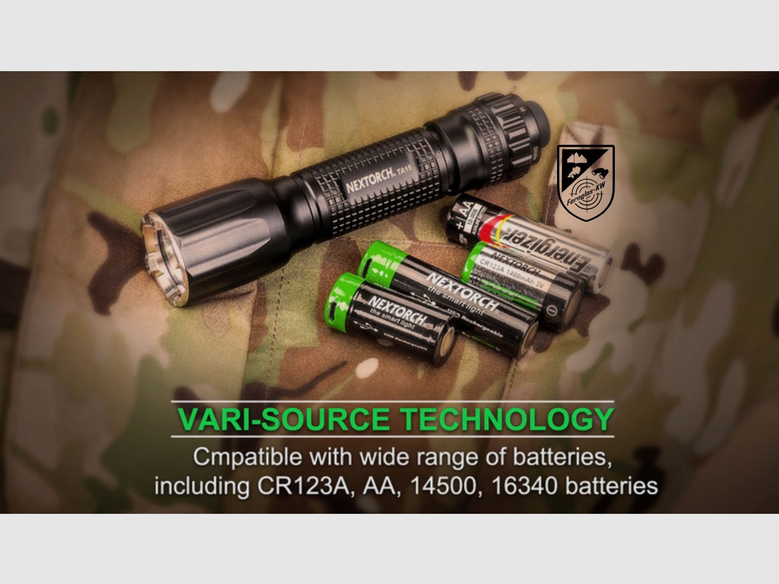 NEXTORCH TA15 LED 600 Lumen Prepper Taschenlampe