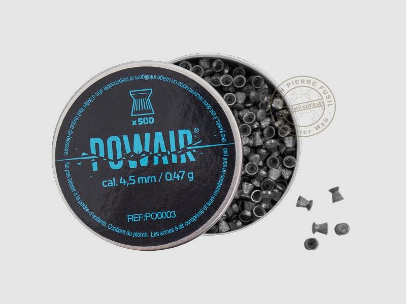 POWAIR - Płaskie śruty 4,5mm - 2 x 500, zdjęcie 1 z 2