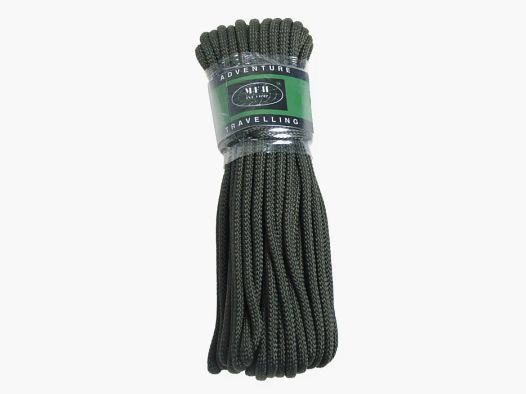 Rope, olive, 5 mm, 15 meters Material: Polypropylene €0.40/m *** Attention: Not a climbing rope! ***
