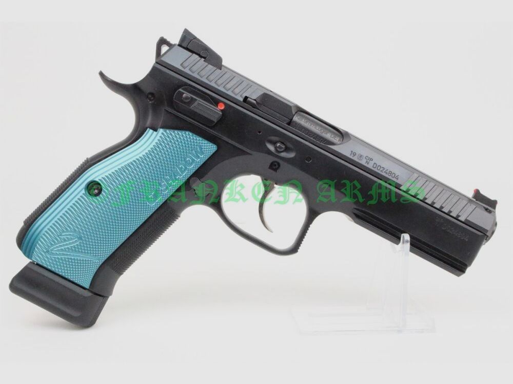 CZ Česká Zbrojovka 75 SP-01 SHADOW II 9mm Luger Bleu, image 2 sur 4