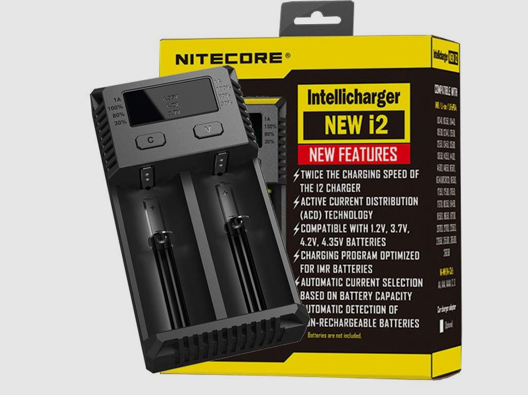 Nitecore Intellicharger New i2 Universal Ladegerät