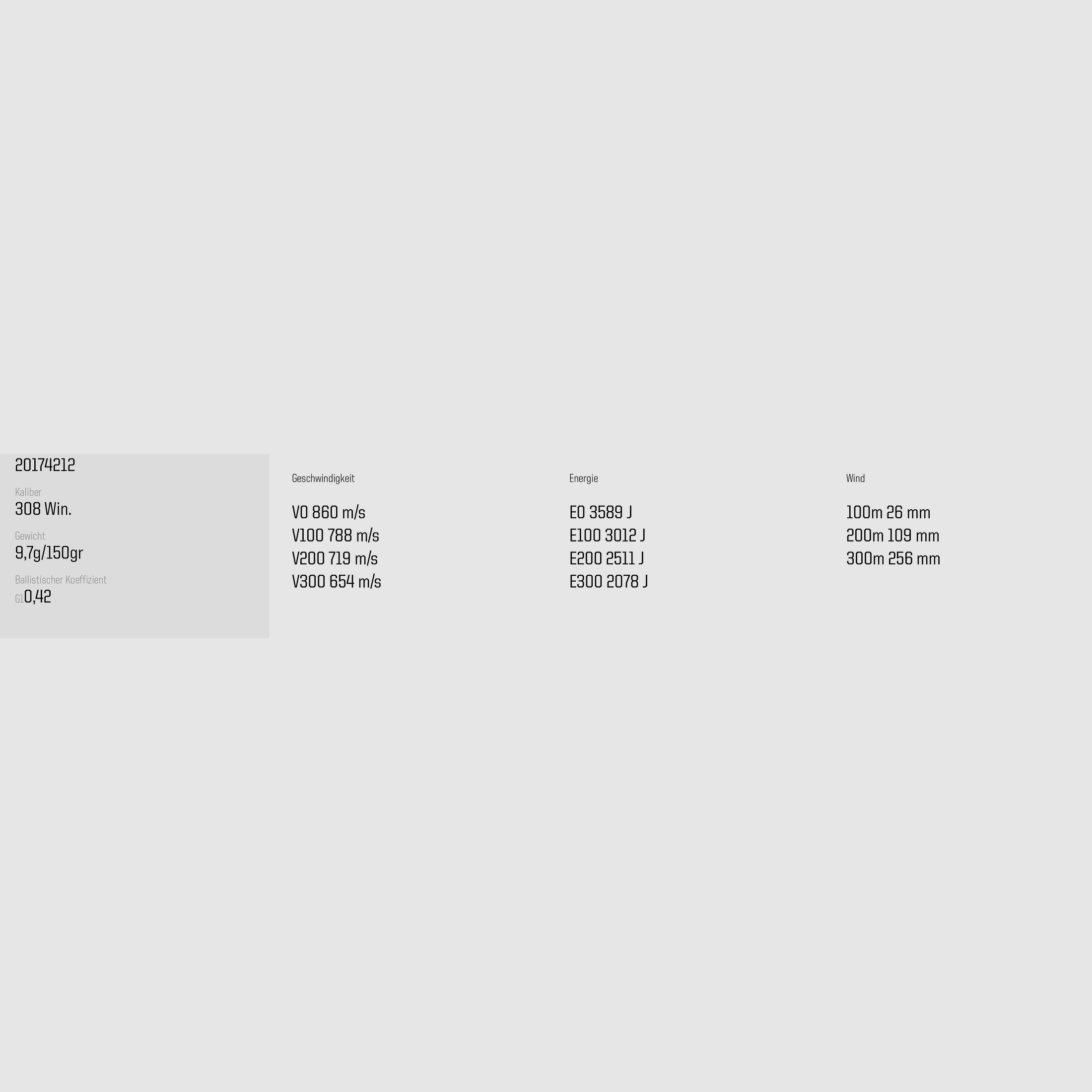 Norma 2319345 .308 Win. Ecostrike 9,7g 150grs. Büchsenmunition