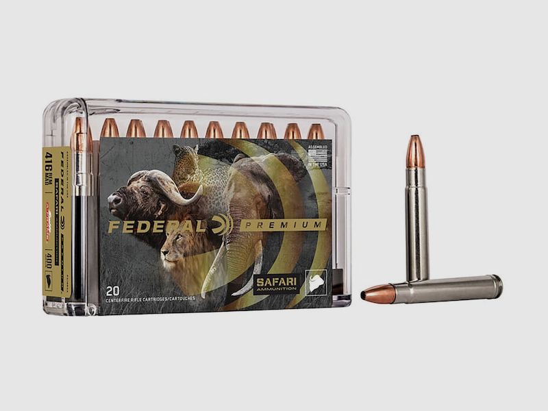 Federal Premium Safari Swift A-Frame .416 Rem. Mag. 400GR JSP 20 Patronen
