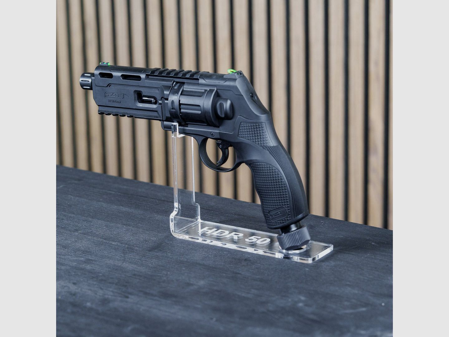 PLEXIGLAS® wall mount / table stand for HDR50 | HDP50 | stylish design with laser-engraved Homedefence logo