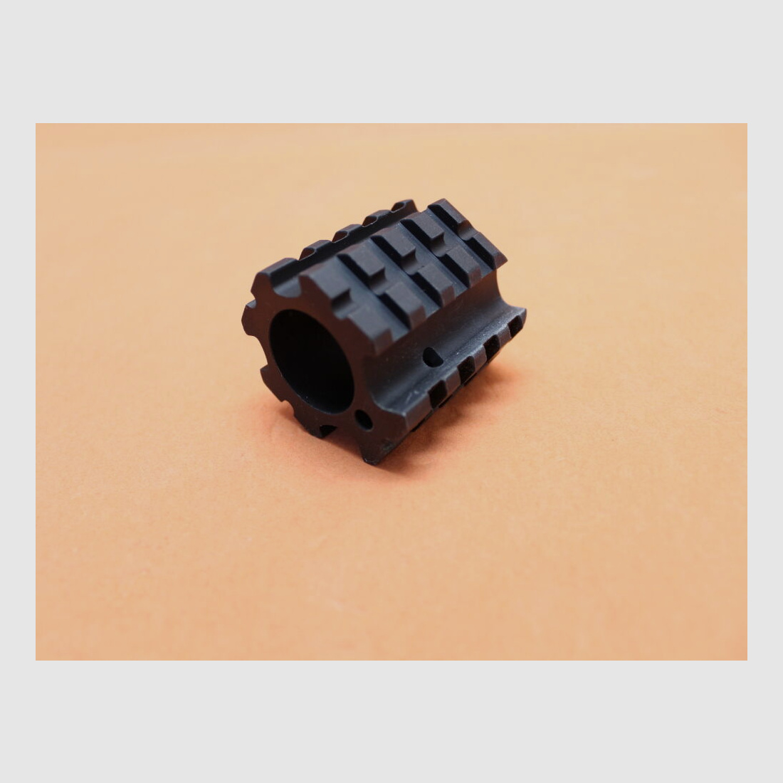 DPMS AR-15: Gasblok Picatinny 4-Rail DPMS .936" ID (GB-4R) Alu zwart Geschikt voor Bull-Barrel