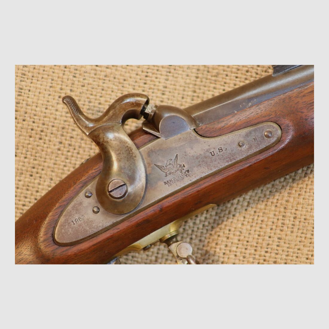 Original - Remington (Zouave Rifle) Perkussions-Büchse, Mod. 1863 .58(BlackPowder)