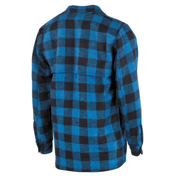 Holzfällerhemd, schwere Qualität, Blau / Schwarz kariert, Größe XL, Bild 2 von 3