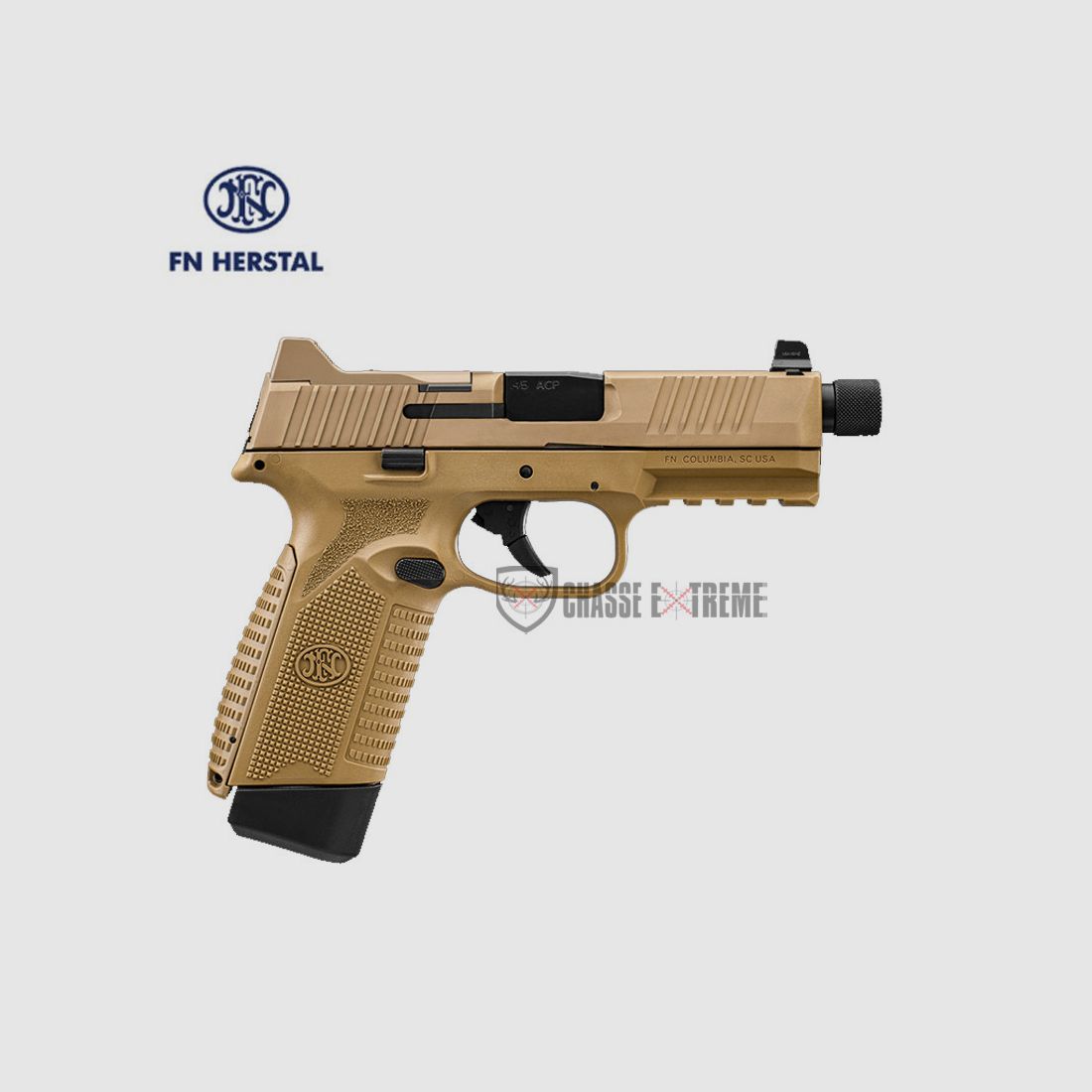 Pistole FN HERSTAL 545 Tactical BI NMS Kal. 45 ACP Fde, Bild 2 von 5