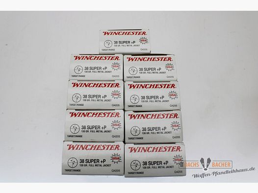 Winchester .38 Super +P 130gr. 50 Schuß