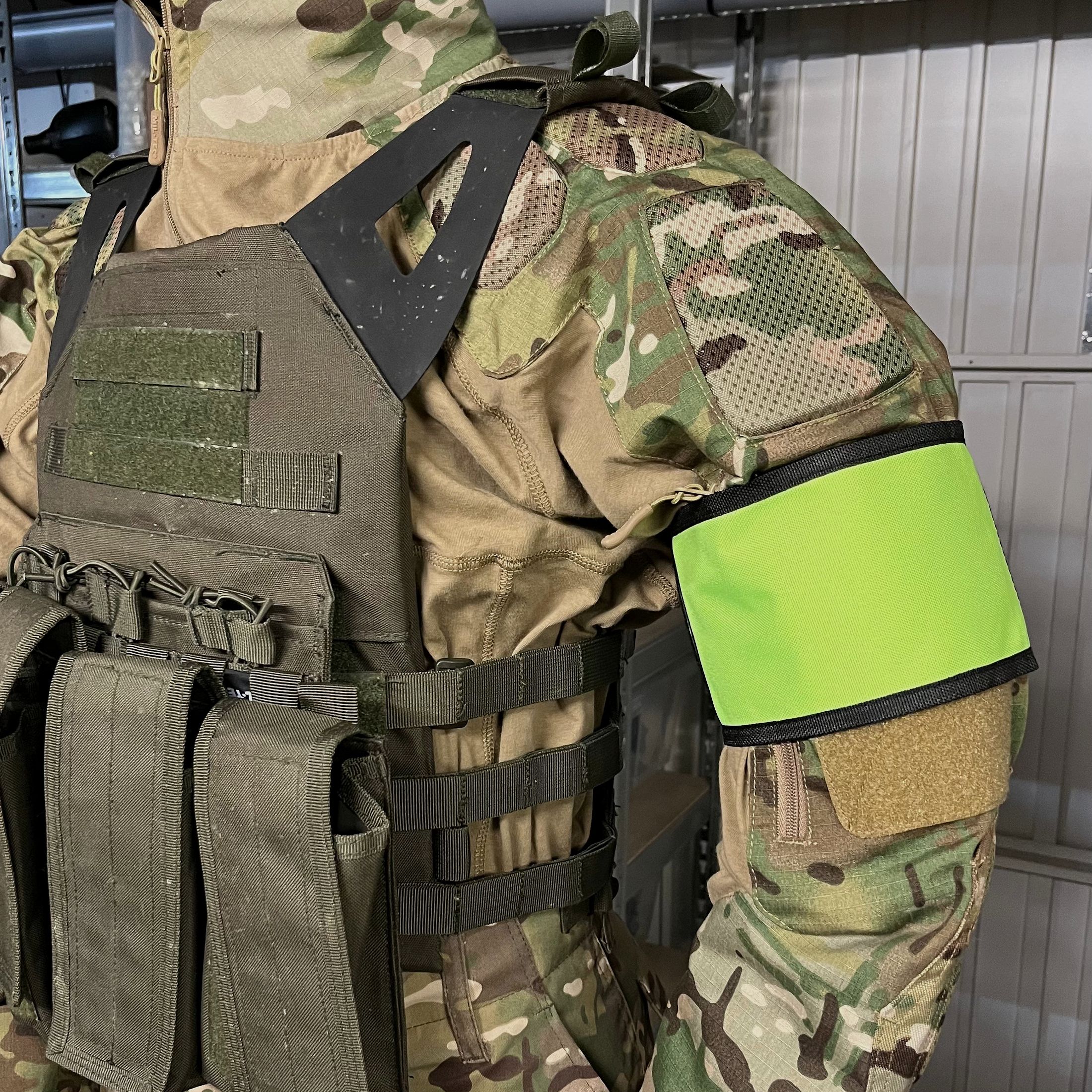 Team-Armband mit Klettverschluss GRÜN, Bild 3 von 3