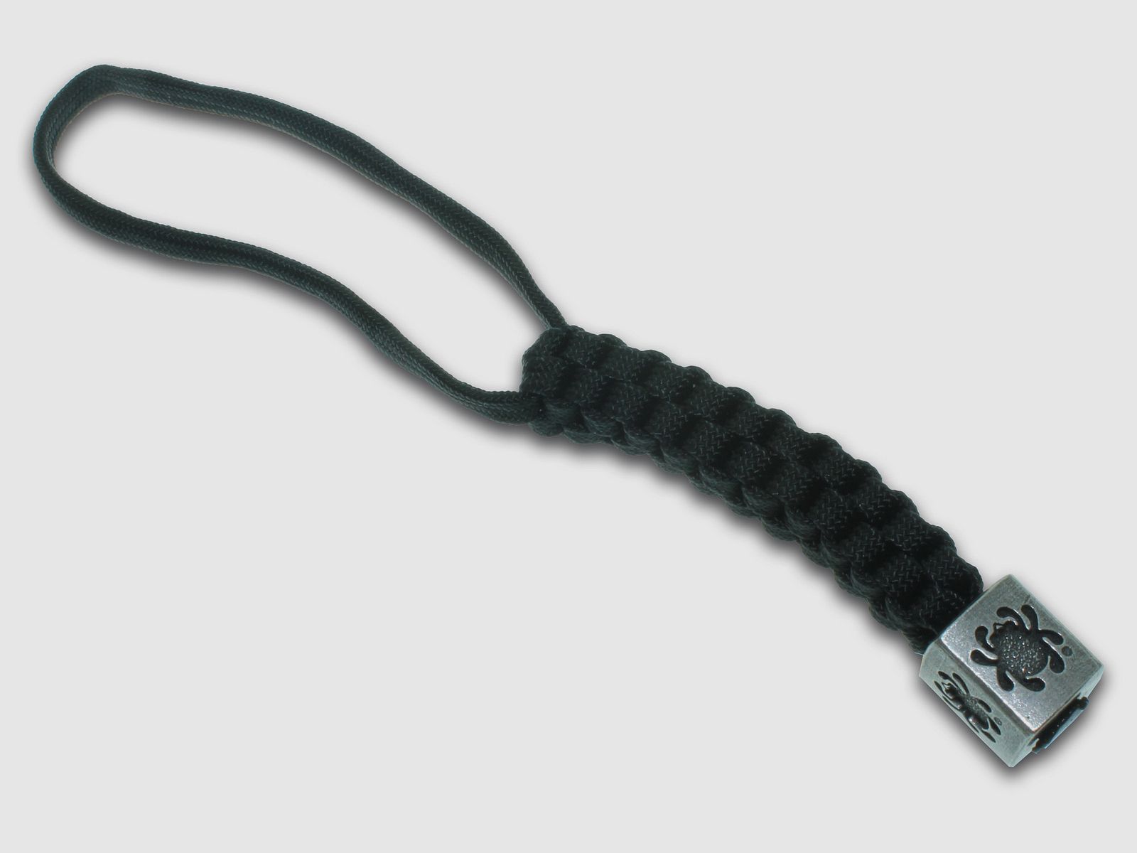 Pewter Spyder Bead Lanyard