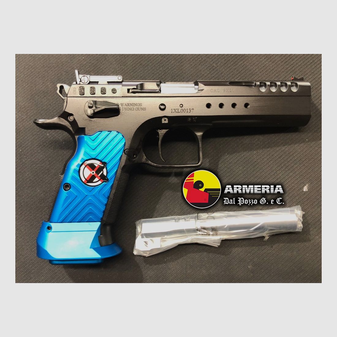 TANFOGLIO LIMITED CUSTOM XTREME 9X19 + CANNA 9X21, immagine 2 di 3