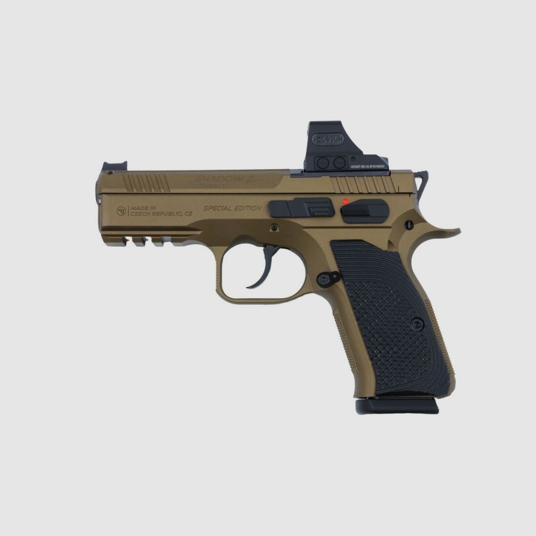 CZ CZ Pistol. CZ Shadow 2 Compact Bronze Holosun SET Special Edition