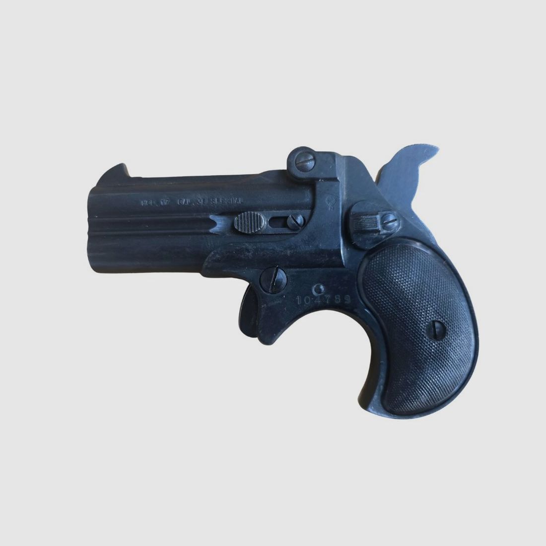 gebr. RÖHM Mod. 17 Derringer mit Lederholster, Zustand: Gut, Bild 2 von 3