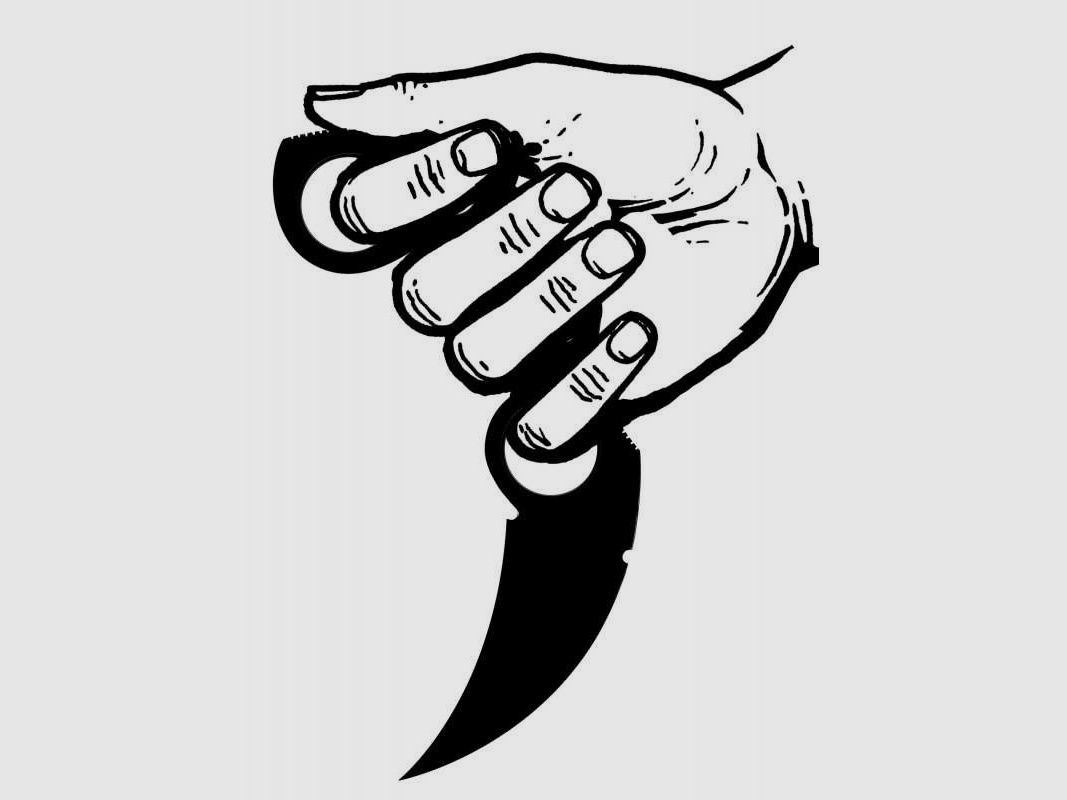 United Cutlery Undercover Karambit Schlagring Messer