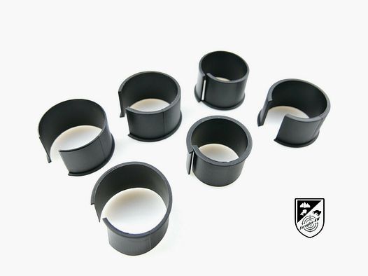 Afstandsringen - Rubber 6-delige SET 0,5mm - 3mm voor Alu Adapter