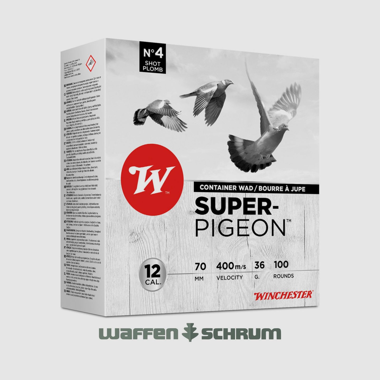 Winchester Super Pigeon 12/70 3,1mm - 36g