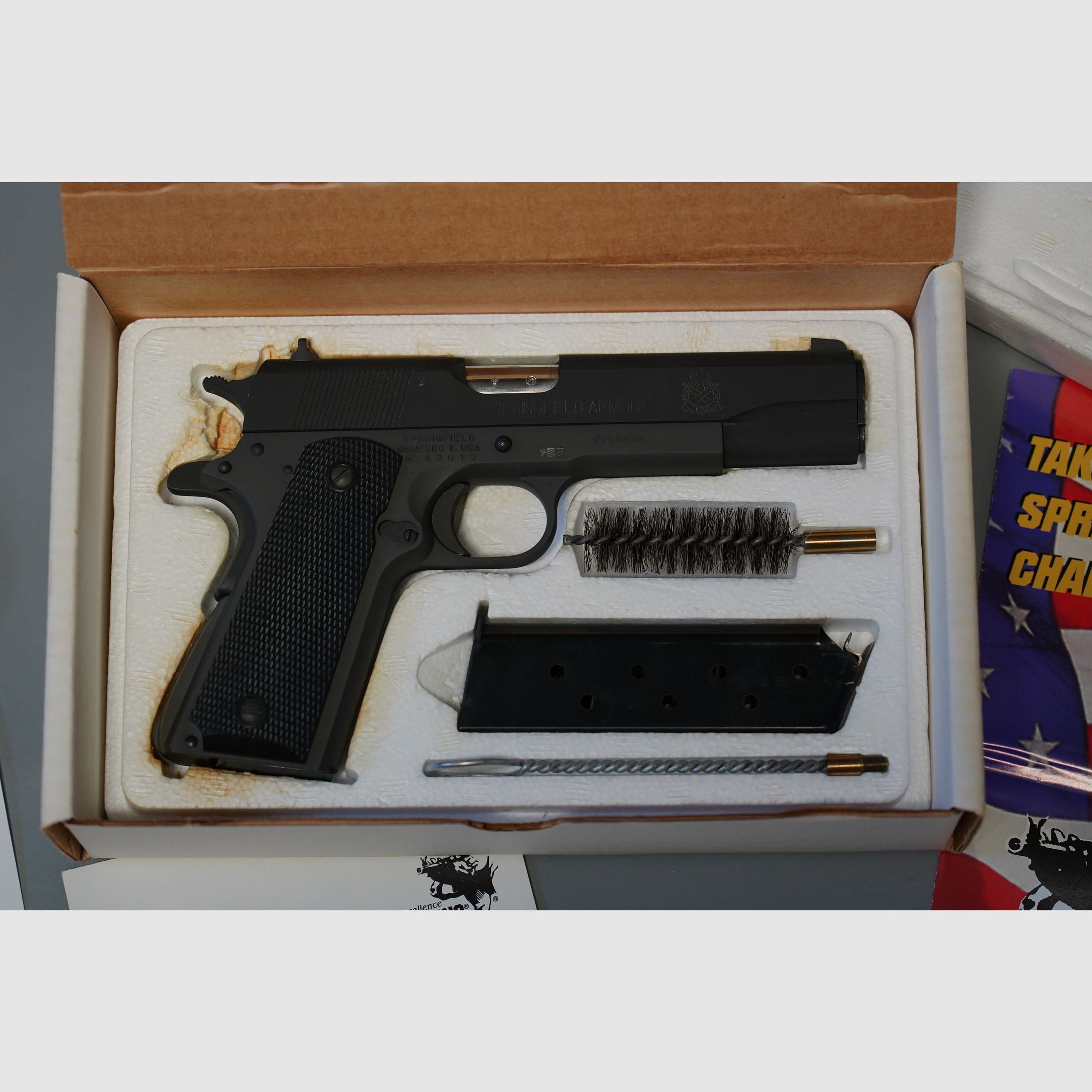 Springfield 1911 A1, .45 ACP, parkérisé, comme MIL-Spec, neuf, absolument rare