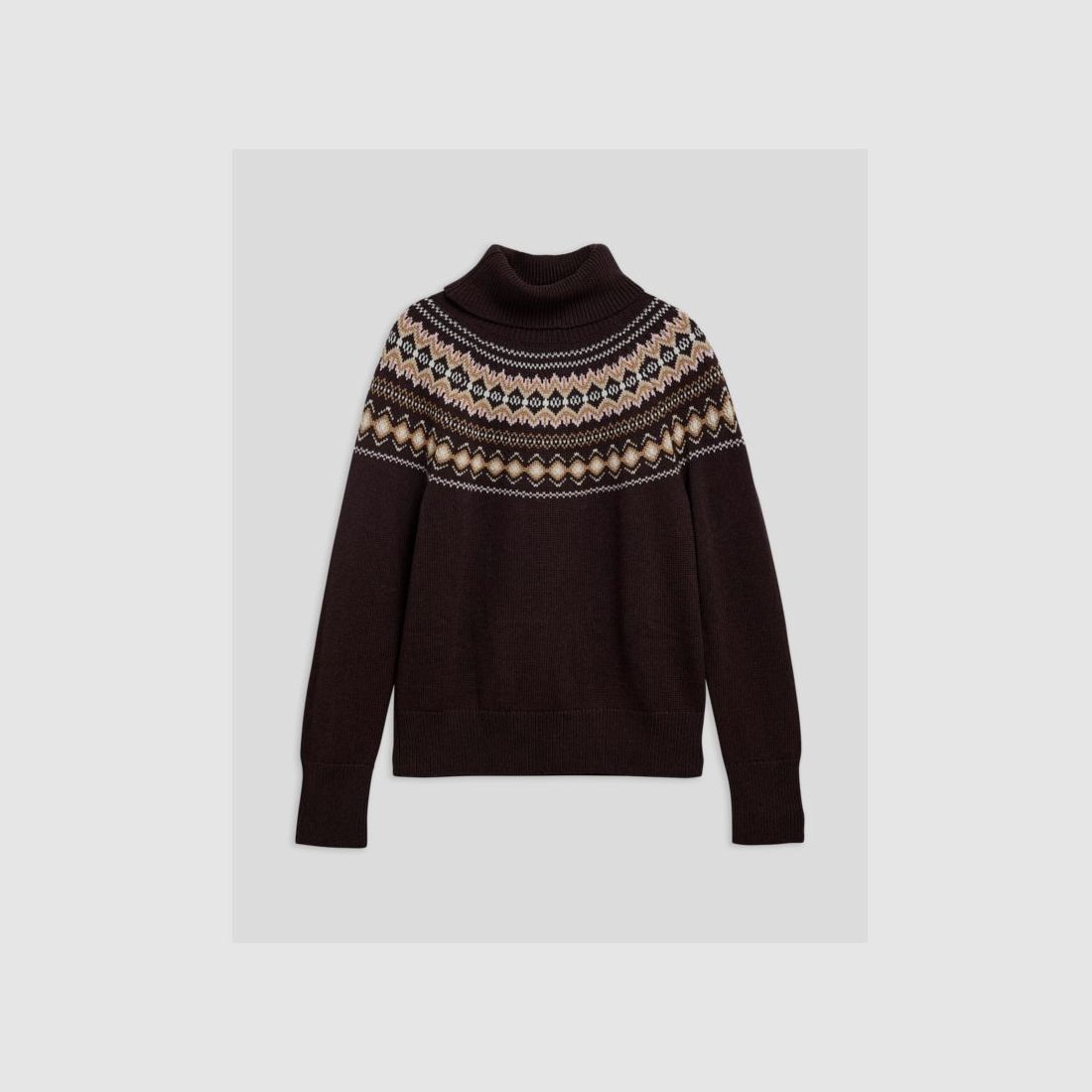 Barbour D-Rollkragen-Pullover Darwen mit Fair Isle Muster, Bild 2 von 12