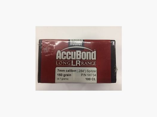 NOSLER PALLE 7MM LONG RANGE 150GR