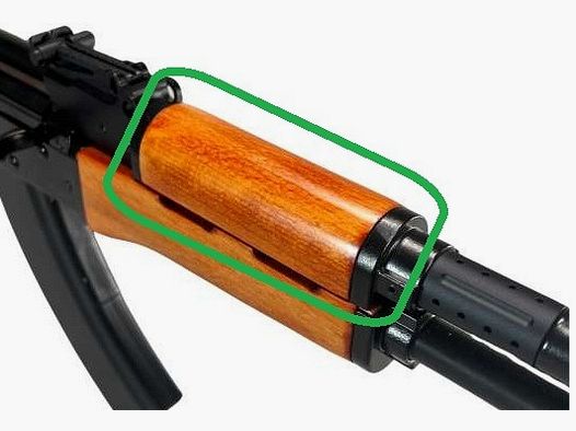 S.U.C.H.E protège-main en bois bon marché de la nouvelle GSG Co2 Cybergun AK47 (China-Yunker)