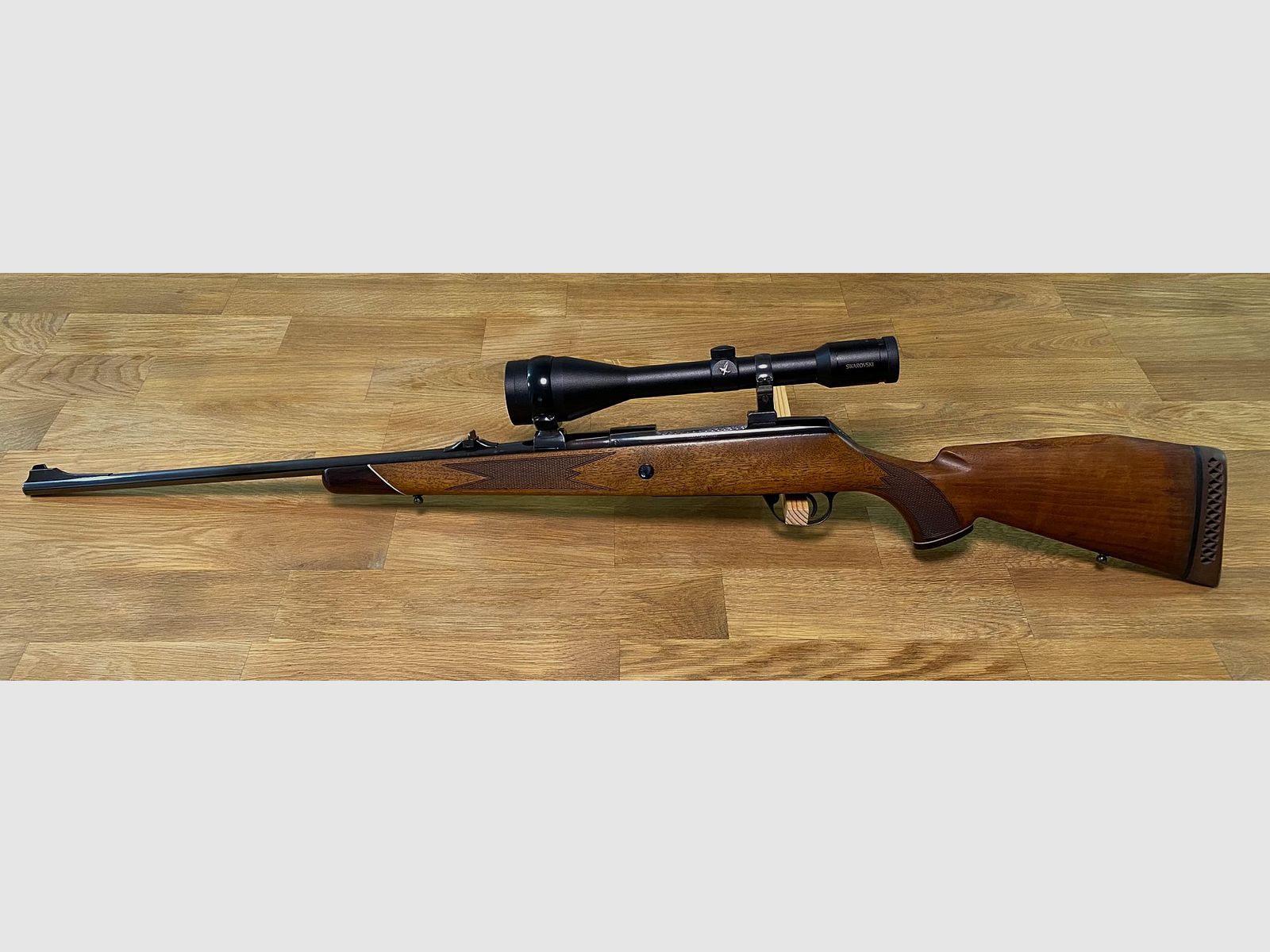 Voere Titan II bolt-action rifle caliber 7x64 with Swarovski Habicht 8x56 scope