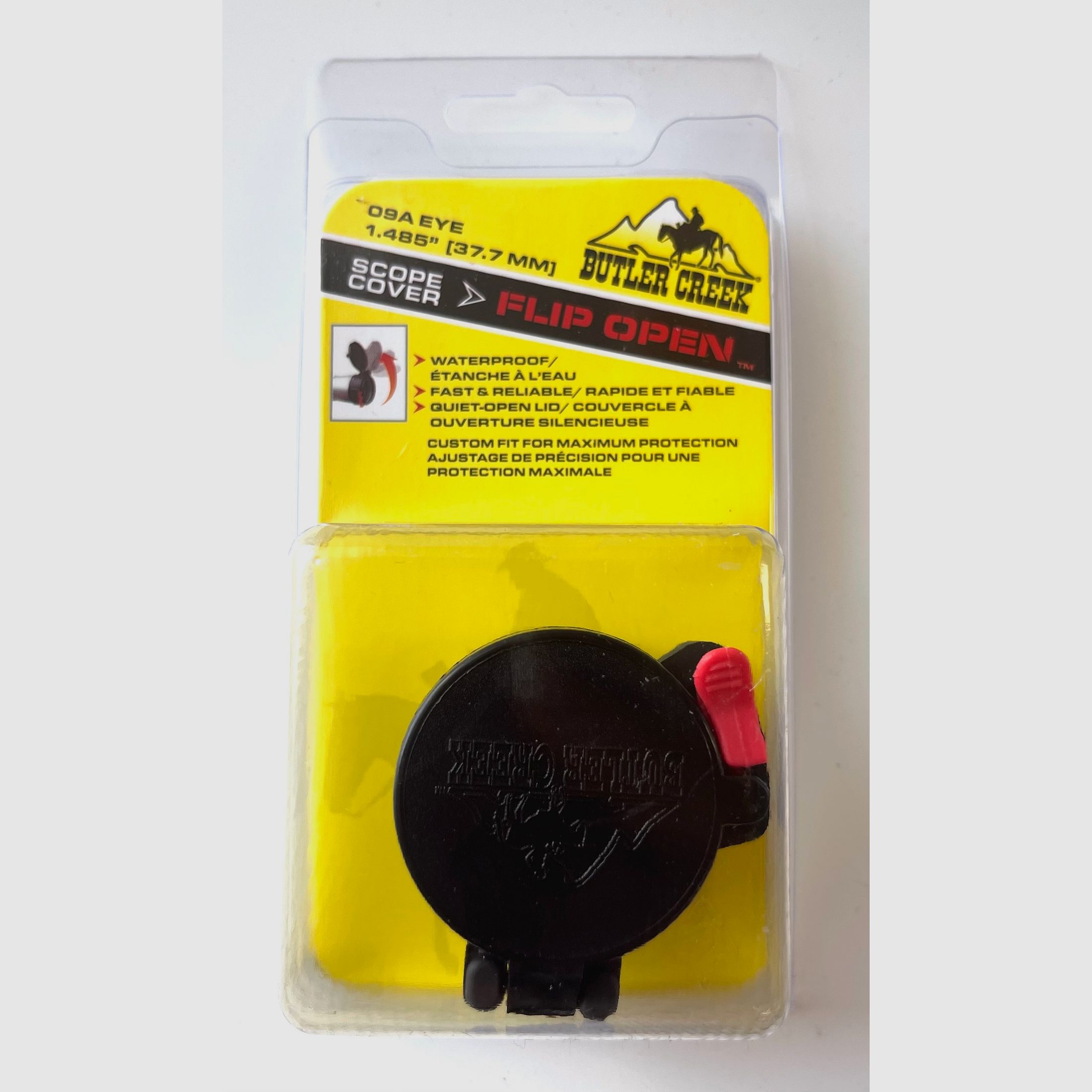 Cubierta de objetivo abatible Butler Creek MO20095 para ZF 09A EYE 37,7mm