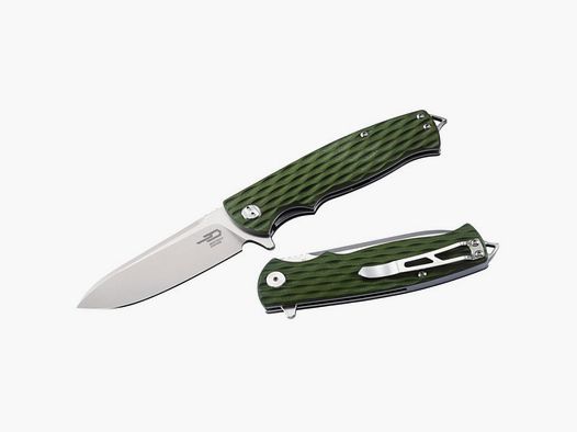 Bestech Taschenmesser Grampus grün stonewashed