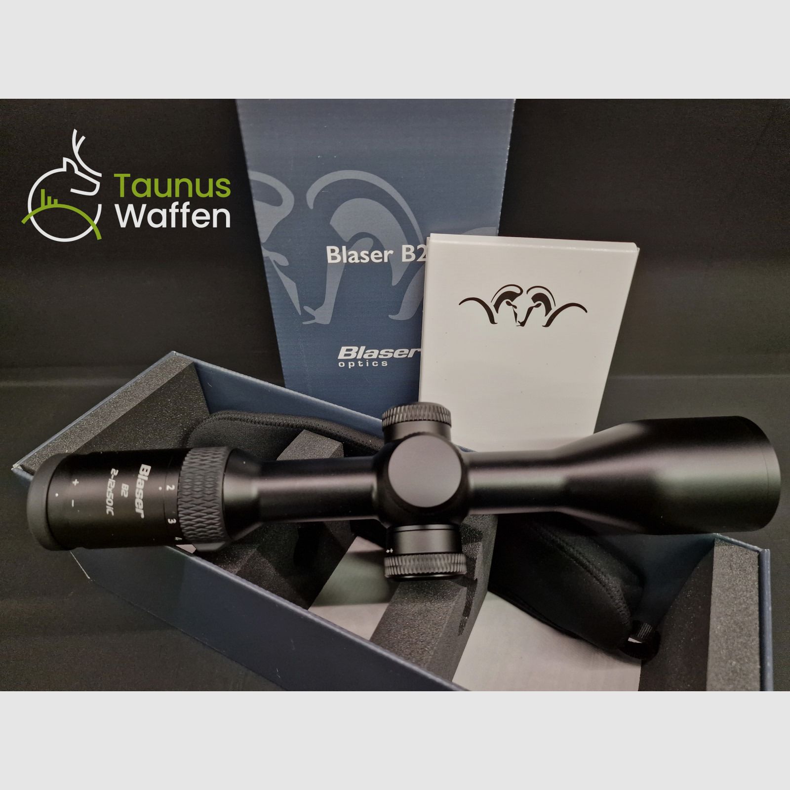 Blaser B2 2-12x50 IC Abs. 4a mit Schiene