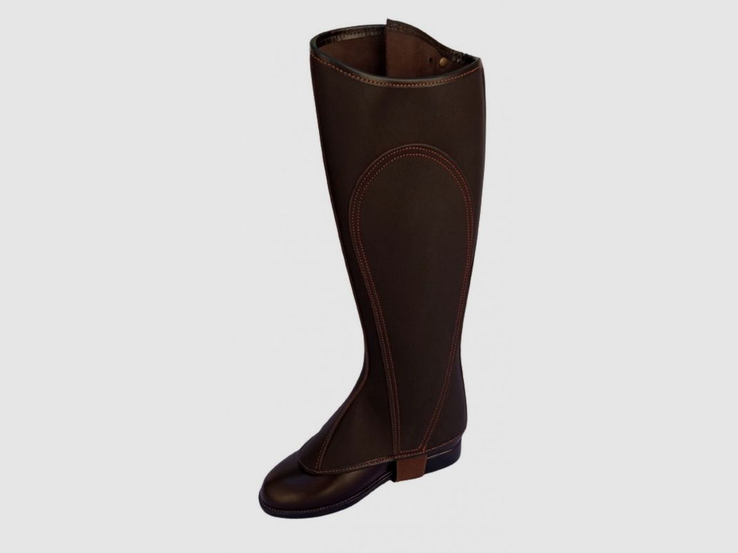 Guêtre en Cuir Graissé avec Boucle, image 2 sur 4