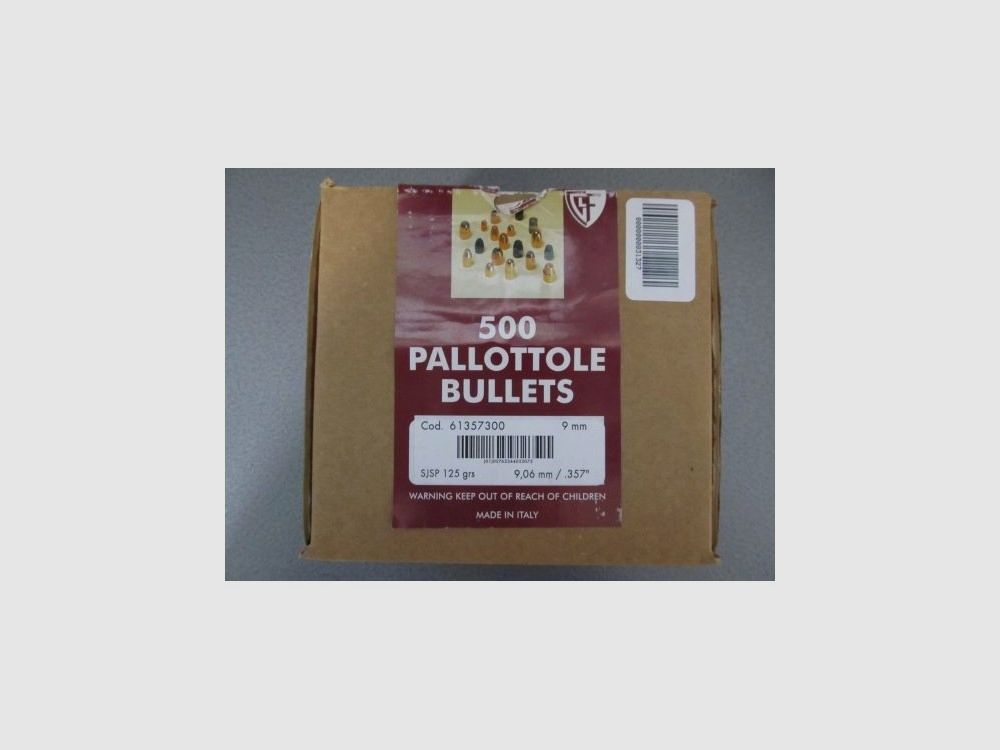 FIOCCHI Geschosse BLIND 38/357 125GR, Bild 1 von 2