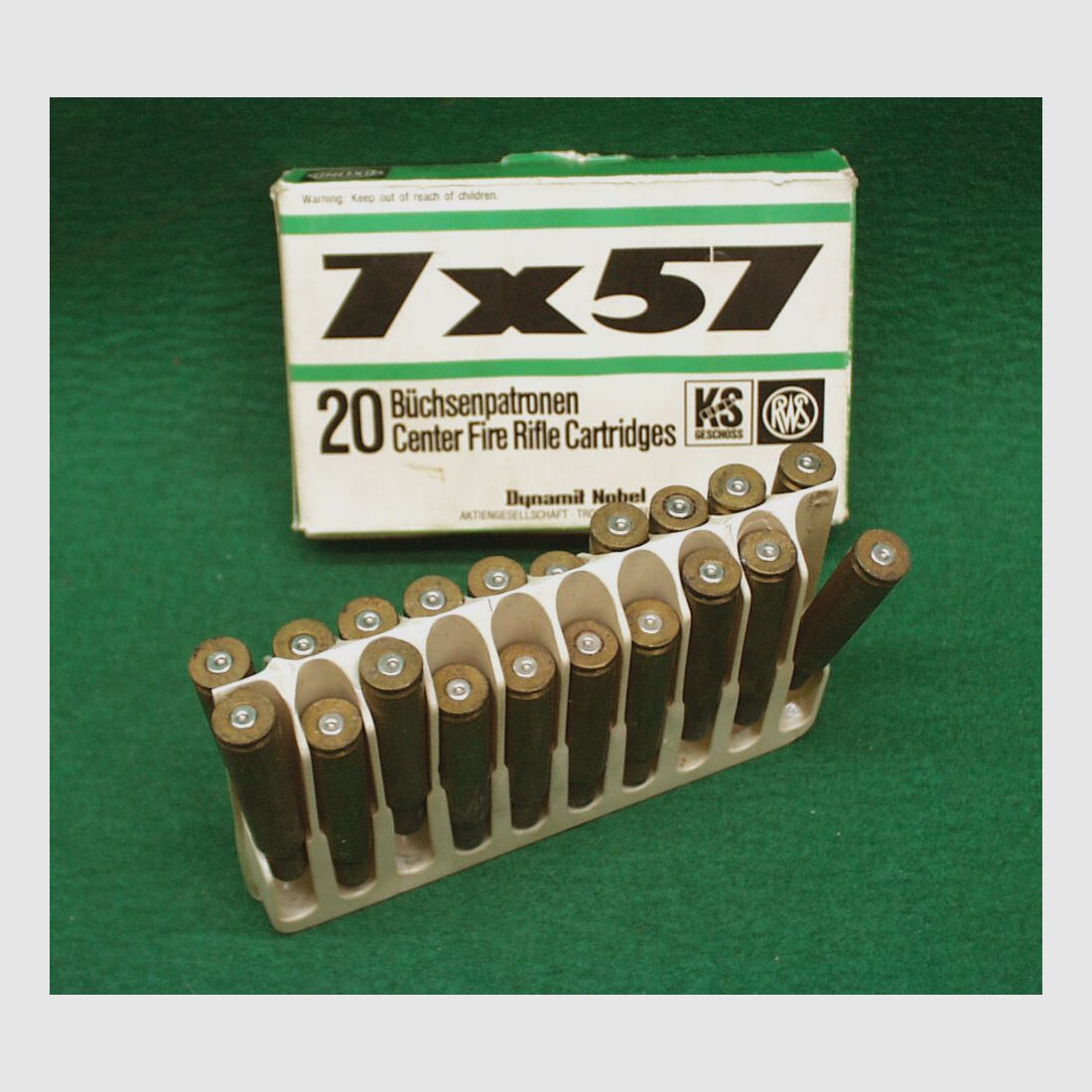 RWS Hülsen 7x57, gebraucht