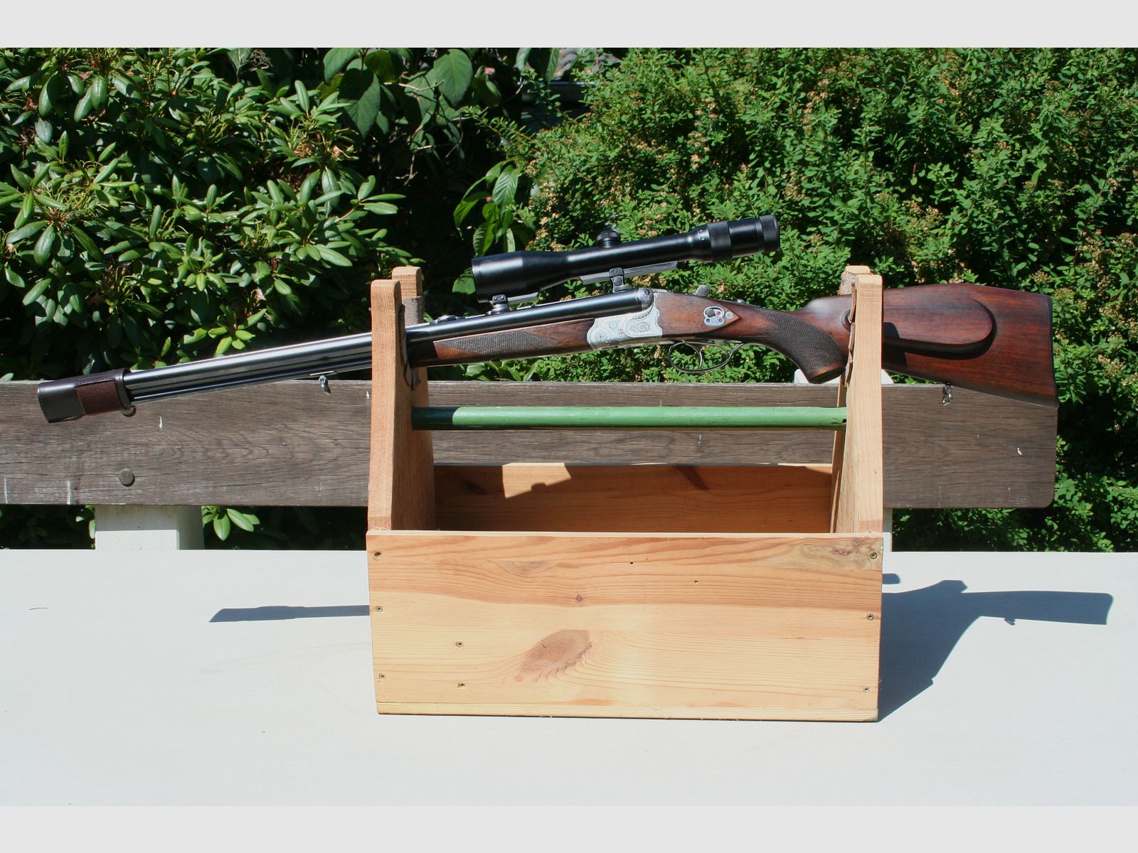 Bore rifle "Krieghof" caliber 7 x 65 R, 16/70 shotgun with insert barrel caliber 22 Win.mag