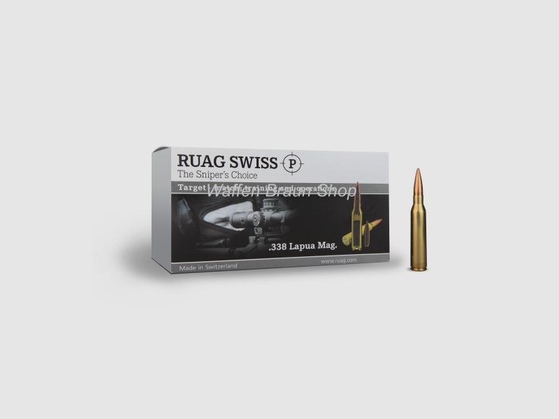 Ruag Swiss P Ball .338 Lapua Mag FMJ 16,3g 20 Stück