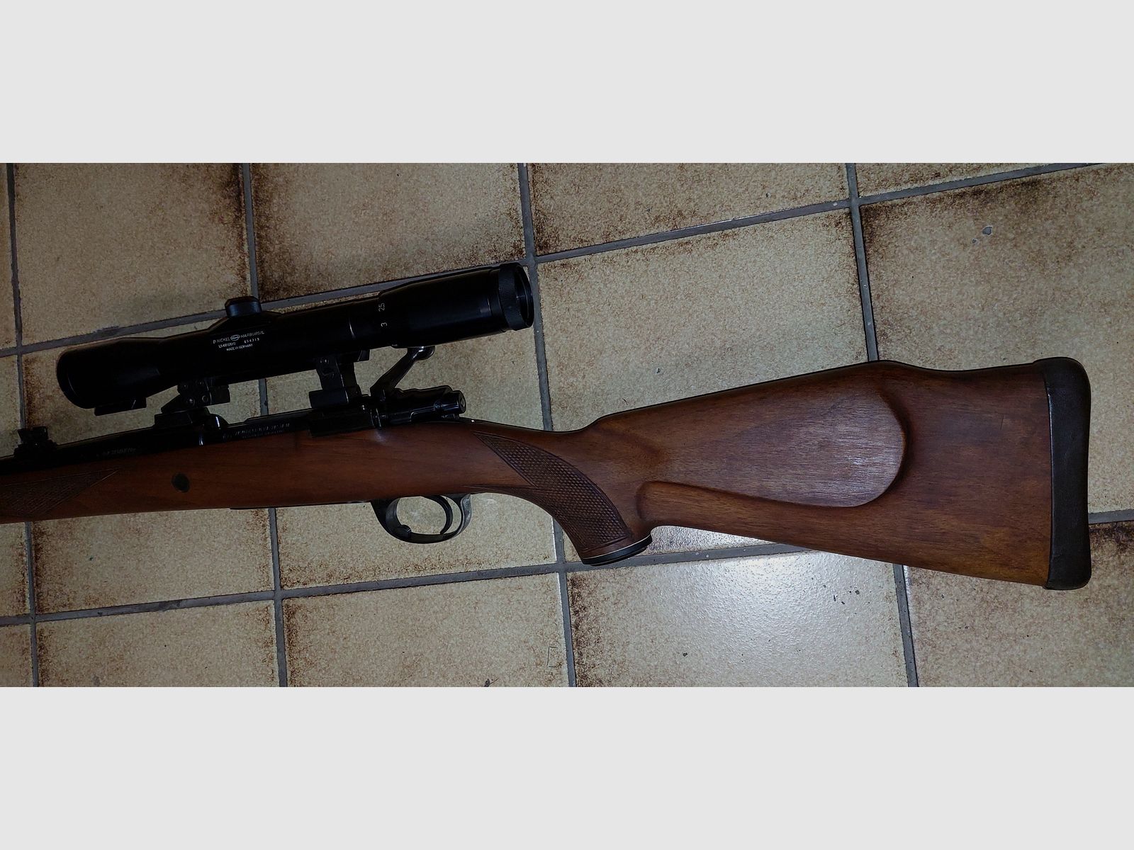 Repetitiegeweer 98er in het kaliber 375 H&H Mag. incl. ZF 1,5 - 6 x 40