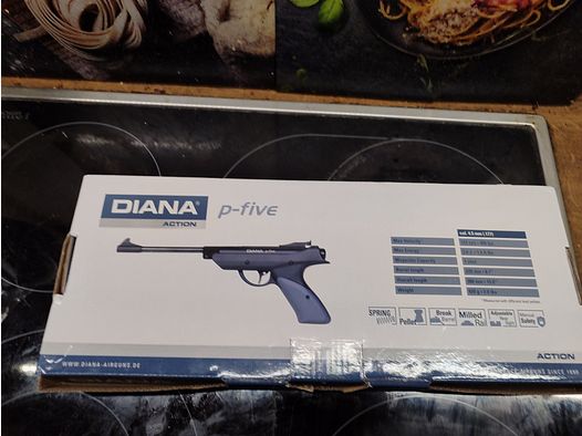 Diana P-five 4,5 mm et God Shooter