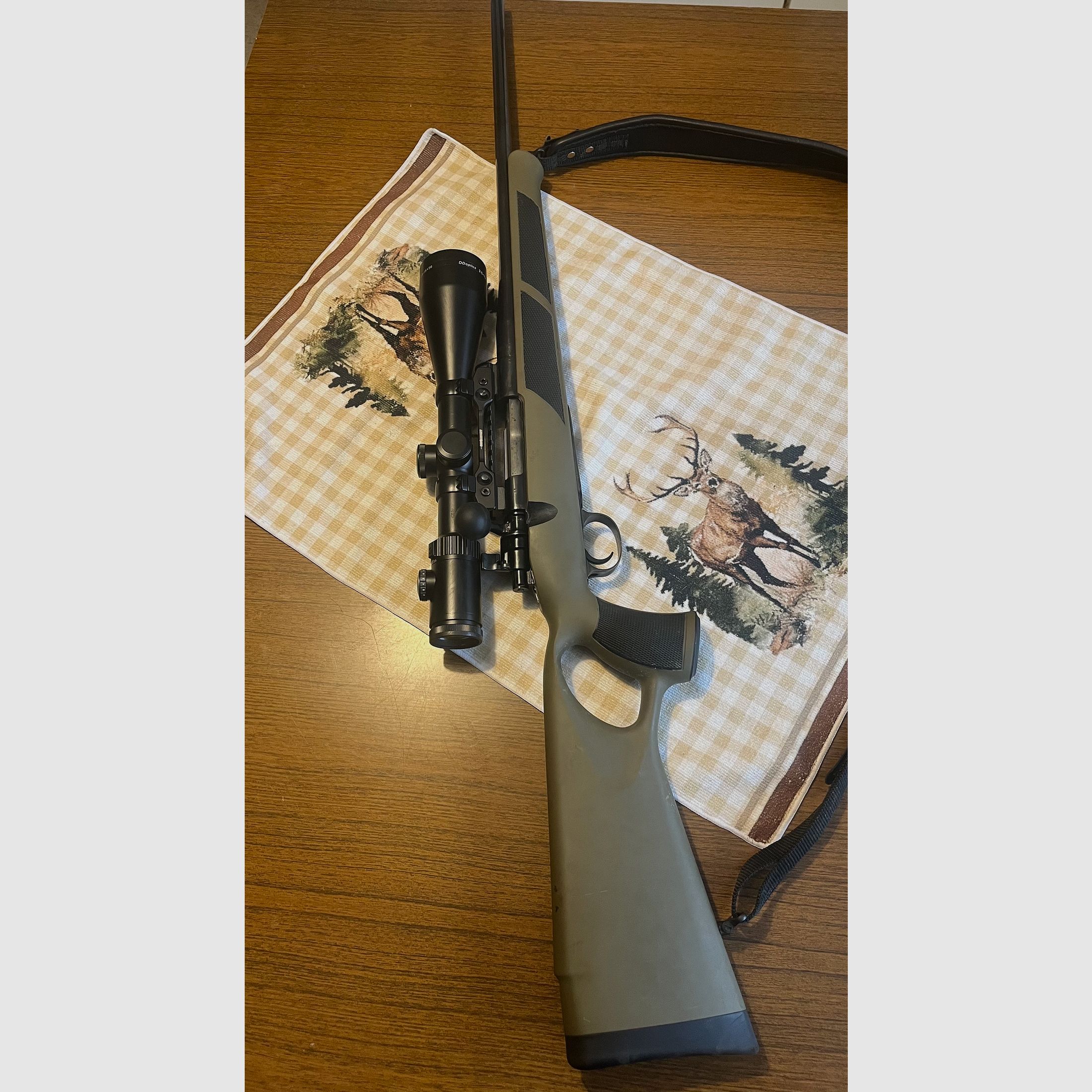 K98 in 9.3x62 with plastic hole stock