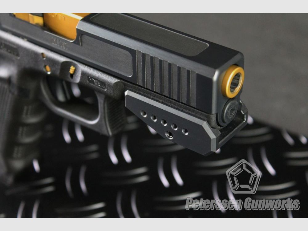 Peterssen Gunworks PGW Frameweight mit Daumenauflage für – alle Glock Pistolen
