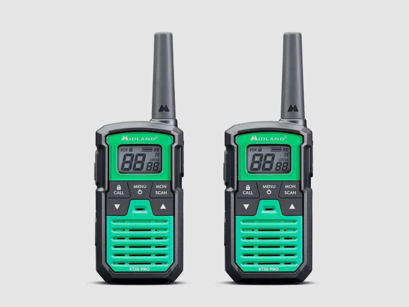 Paar Midland XT30 PMR 446 Walkie-Talkies - Reichweite 10 km - Lizenzfreie Kommunikation - Ideal für Jagd und Outdoor, Bild 1 von 7