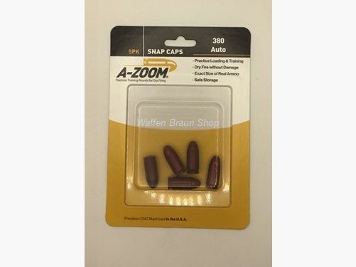 A-ZOOM 15113 EJERCICIO-/PUFFER- .380 AUTO PACK DE 5