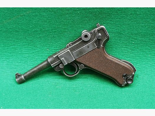 ME Cuno Melcher ME P08 9mm P.A.K. antyk - uchwyt drewniany