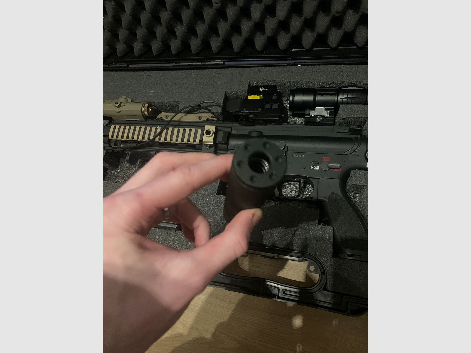 ONVERSLAANBAAR! VFC HK 416D Compleetset, als nieuw!