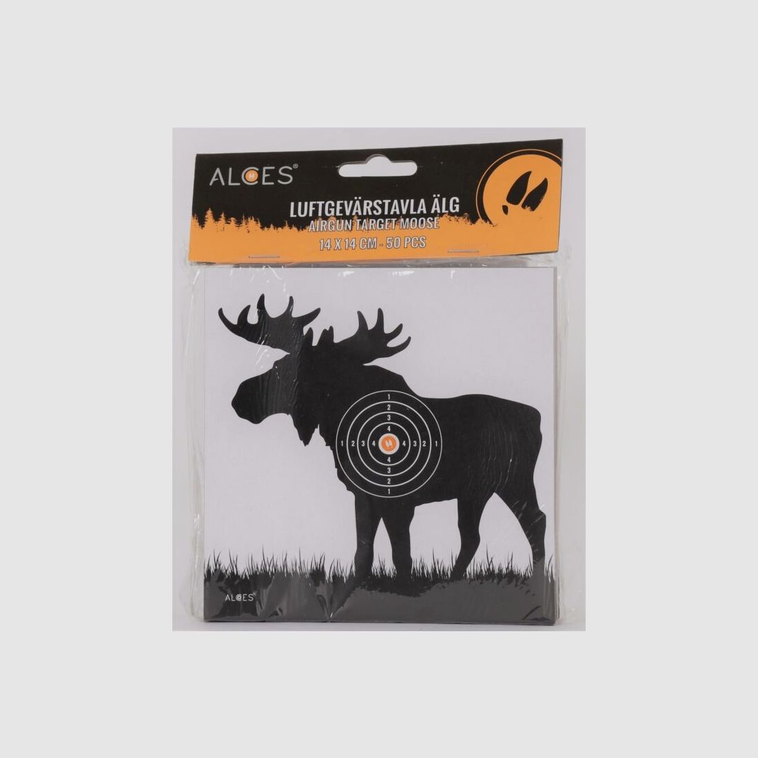 Luftgewehrbretter 14x14 cm Elch