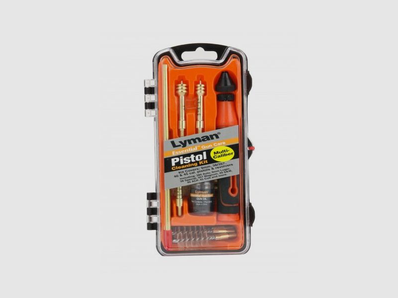 Lyman Reinigungsset Essential Pistole 9MM,40CAL,45ACP, 38 SP, 357 Mag