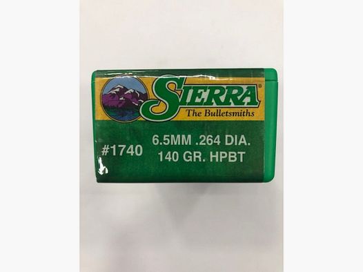 SIERRA Geschosse Kal. 6,5 mm 140 gr