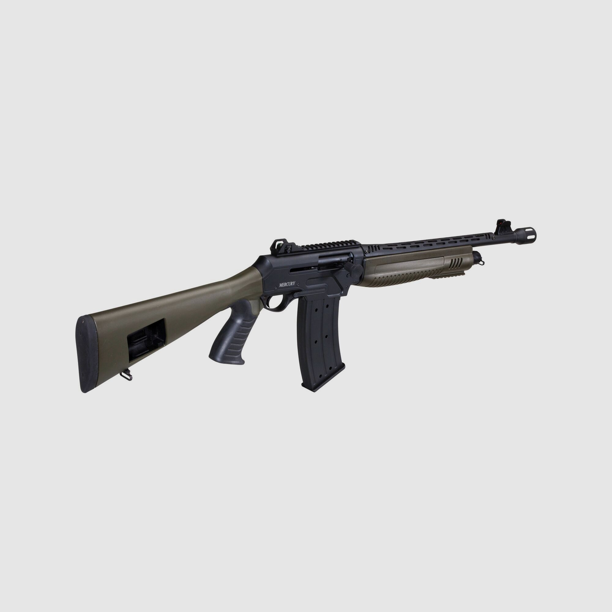 Mercury sport Pro Tuning Raider met groene kolf en 7-schots magazijn semi-automatische shotgun