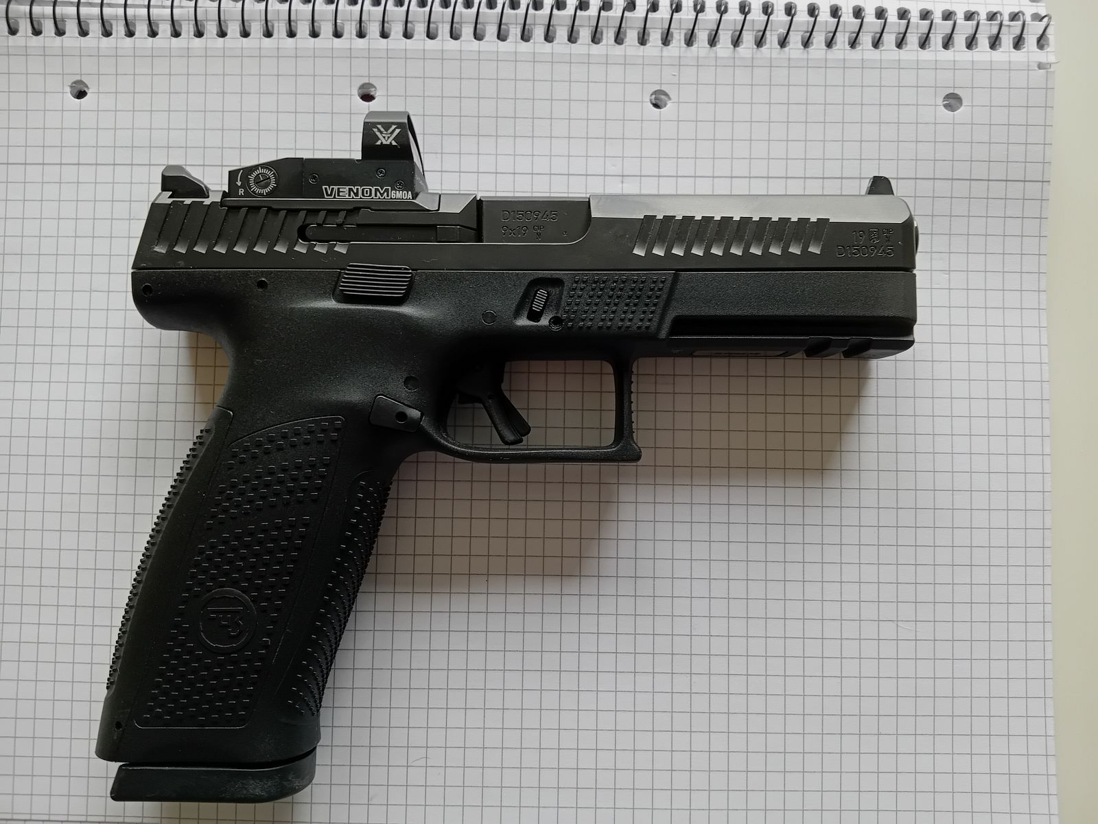 CZ P 10 F OR with 6 MOA RedDot Vortex Venom