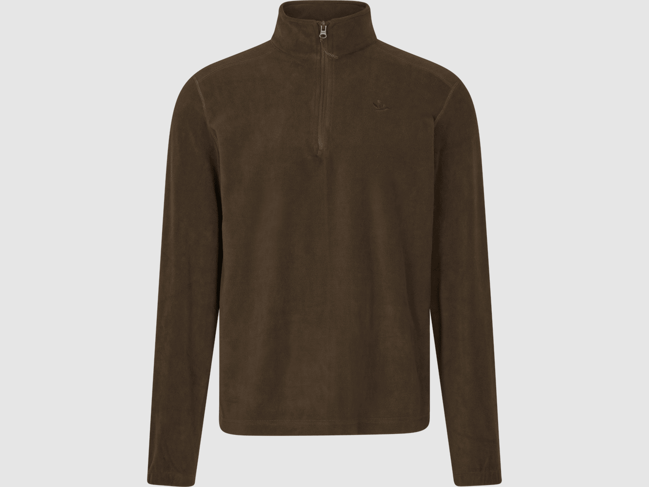 Seeland Benjamin Maglione in Fleece con Mezzo Zip Uomo Marrone Scuro XL