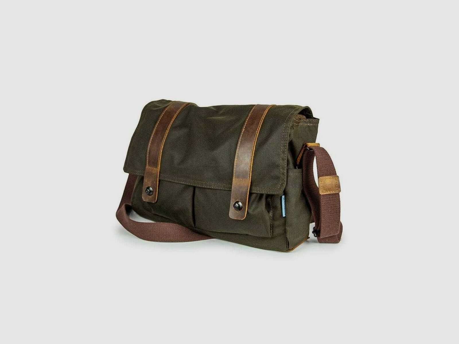 STEINKAUZ Waxcotton tas "Fischland", Wax-Olive, afbeelding 1 van 8
